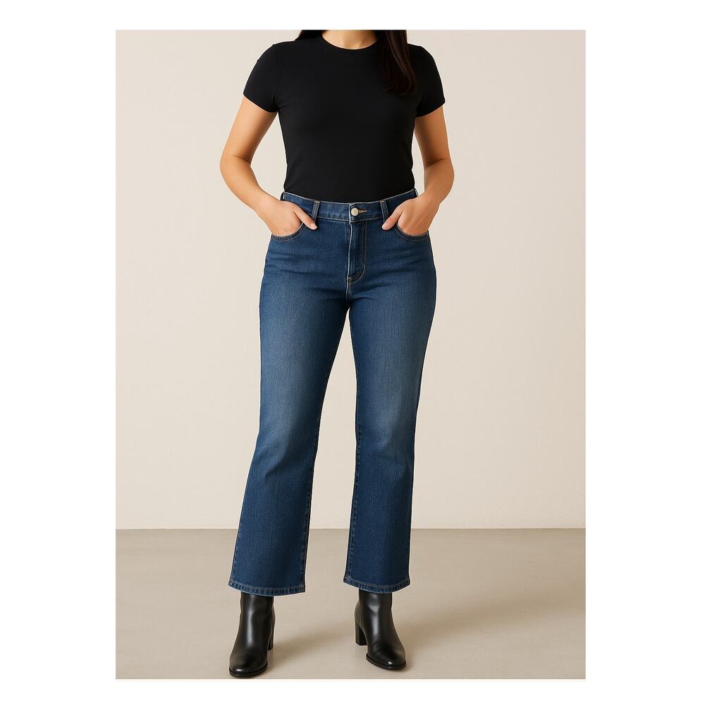 Lauren Jeans Co Ralph Lauren Bootcut Denim Jeans 6P Medium Wash